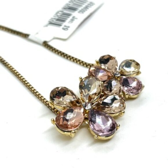 NWT ISAAC MIZRAHI LIVE PINK PURPLE RHINESTONE ADJUSTABLE BRACELET GOLD TONE - Picture 4 of 10